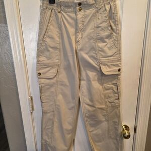 Men's Beige Cargo Pants